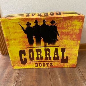 Corral leather cowgirl boots size 9, never worn